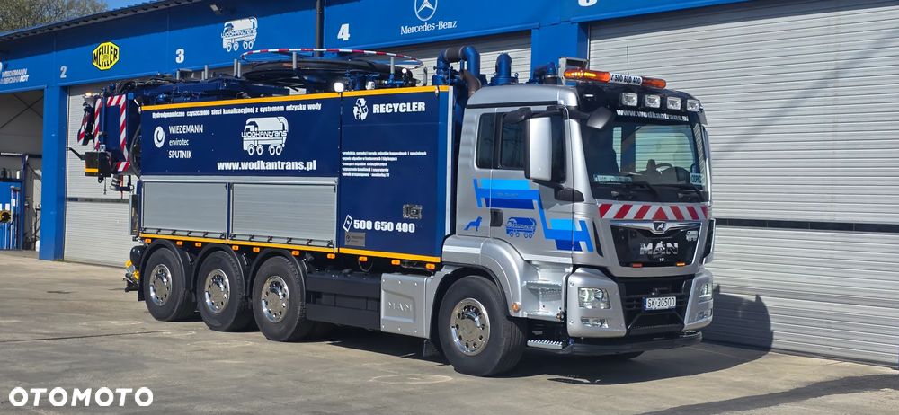 MAN TGS 35.510 WIEDEMAN 12/6m3 kamera SPUTNIK Recykling - 1