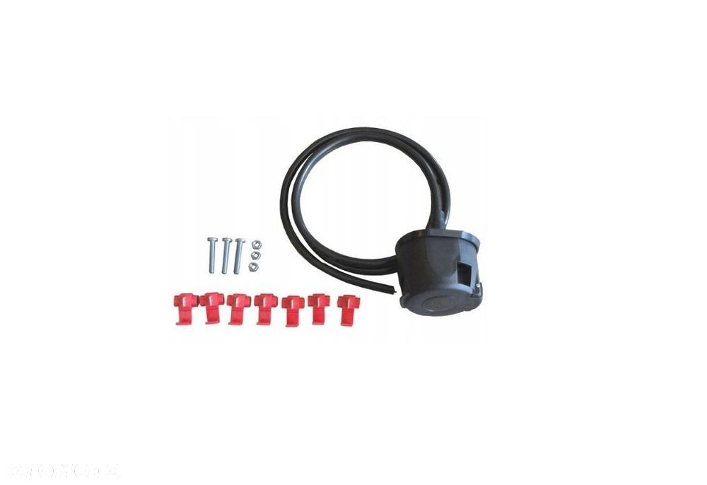 Nowy Kompletny Hak Holowniczy + Kula + Wiązka Uniwersalna + Gniazdo elektr. do Hyundai Tucson JM + KIA Sportage JE 2 II od 2004 do 2010 Przejściówka-Adapter 7/13 Pin GRATIS - 3