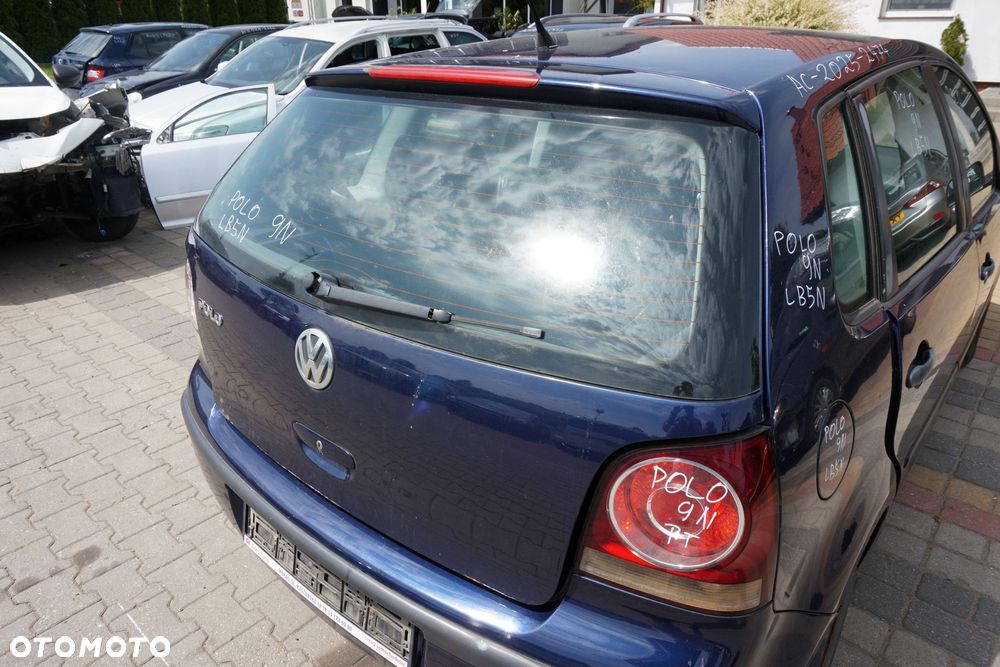 KLAPA BAGAŻNIKA TYLNA POLO IV 9N 5D HB LB5N  GRANATOWY VOLKSWAGEN 2001-2004 - 3