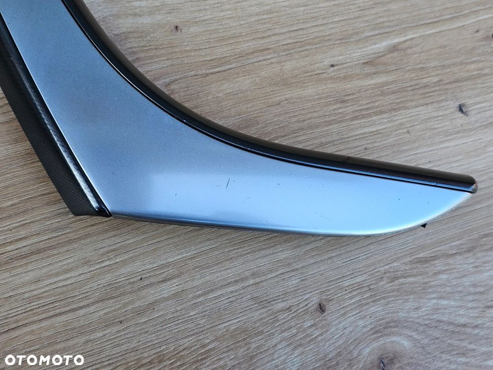 DEKORY DRZWI LISTWY RĄCZKI LEWY PRAWY PRZÓD OPEL ASTRA J SREBRO CARBON - 16