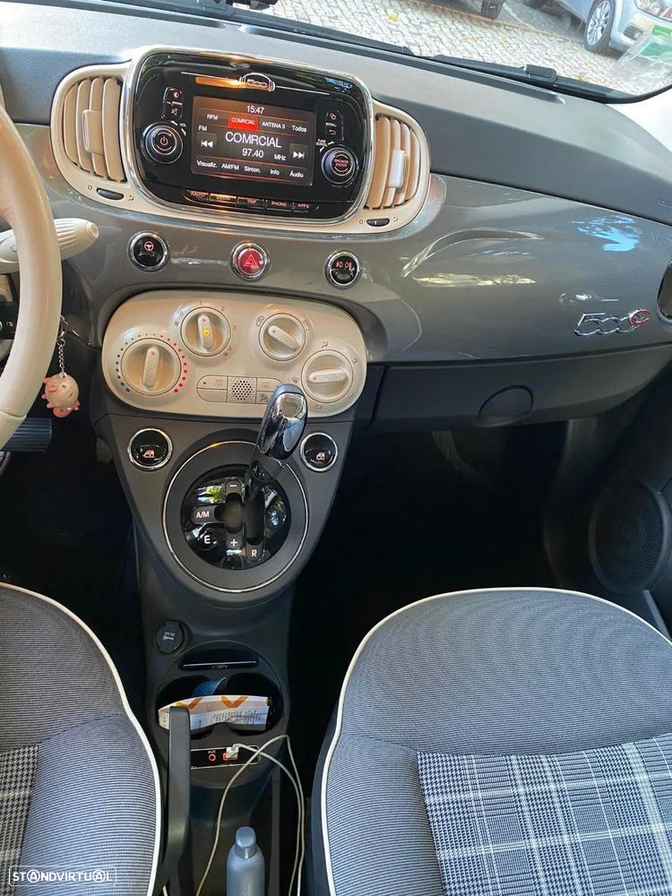 Fiat 500C 1.2 Lounge Dualogic - 8