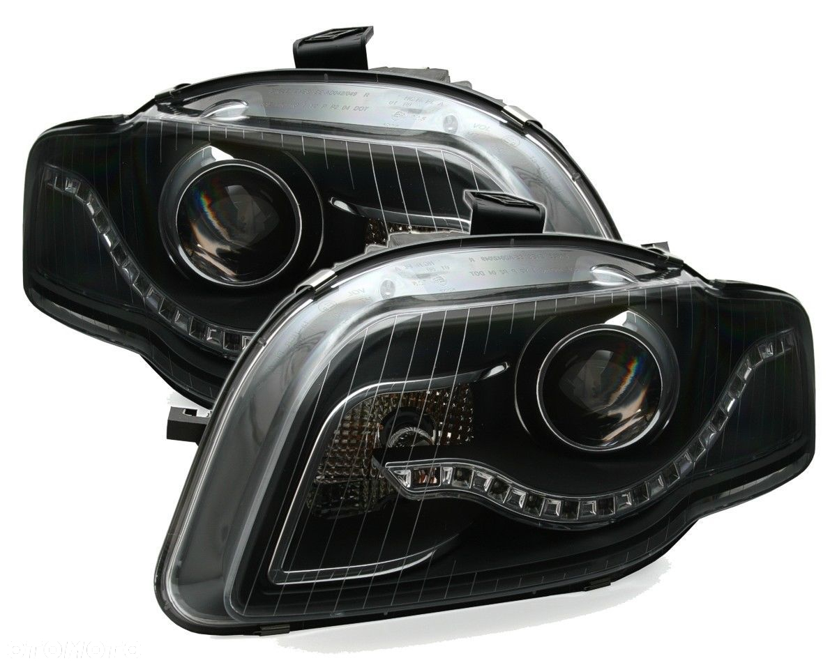 Lampy Reflektory AUDI A4 B7 04-08R LED DO DZIENNEJ - 3