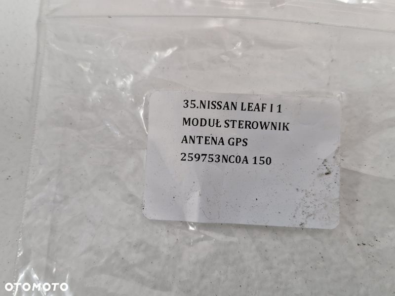 NISSAN LEAF I 1 MODUŁ STEROWNIK ANTENA GPS 259753NC0A - 6