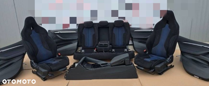 Kompletne wnętrze środek fotele X2 f39 M pakiet Kubełki Alkantara - 1
