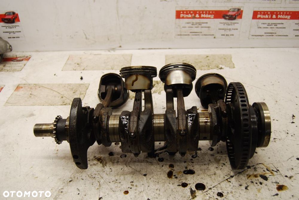 WAŁ KORBOWY TŁOKI KOMPLET 90529325 OPEL CORSA C AGILA 1.0 12V - 1