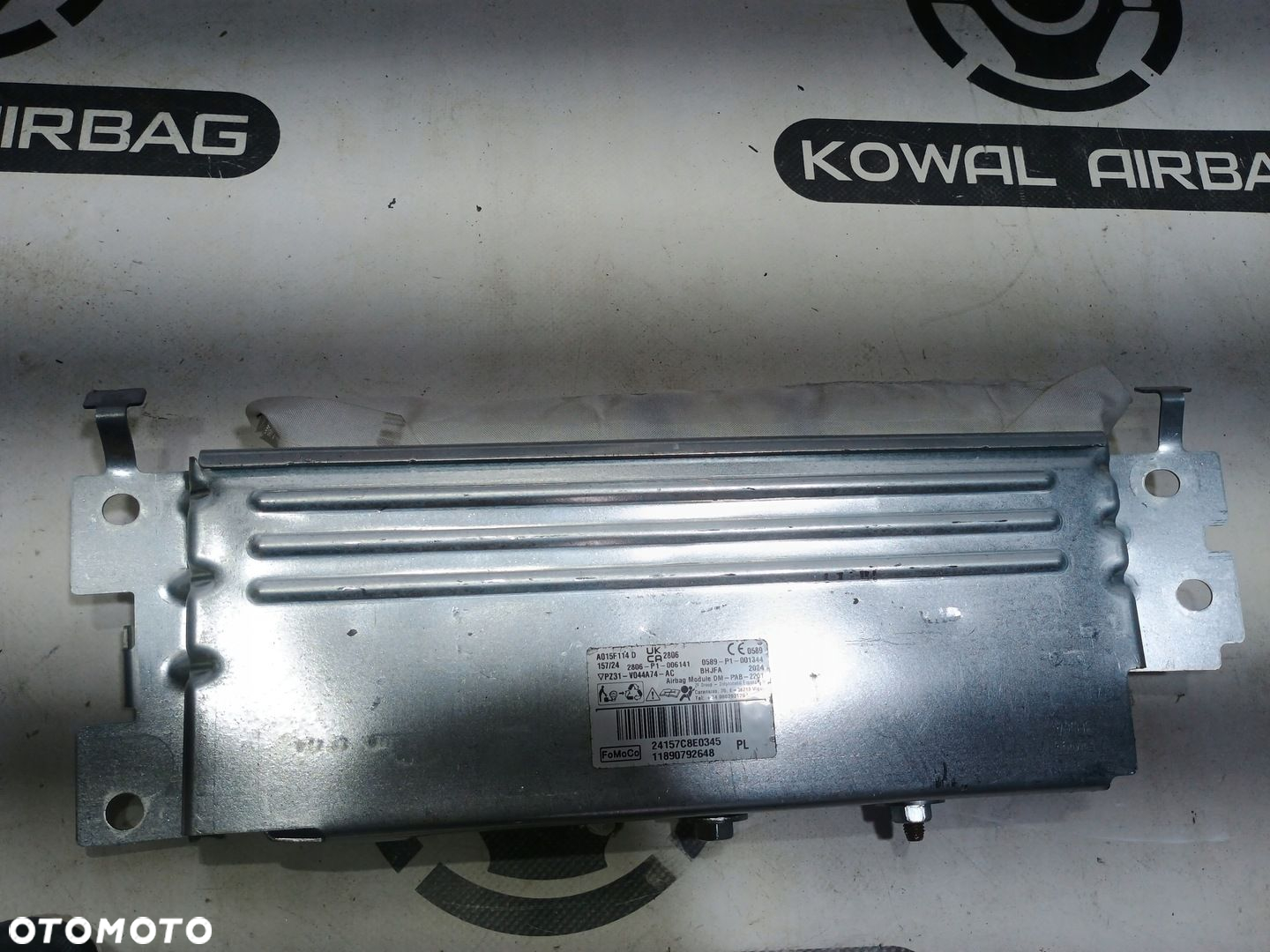 FORD TRANSIT CUSTOM II MK2 AIRBAG PODUSZKA KIEROWCY PASAŻERA ZAŚLEPKA PASY - 5