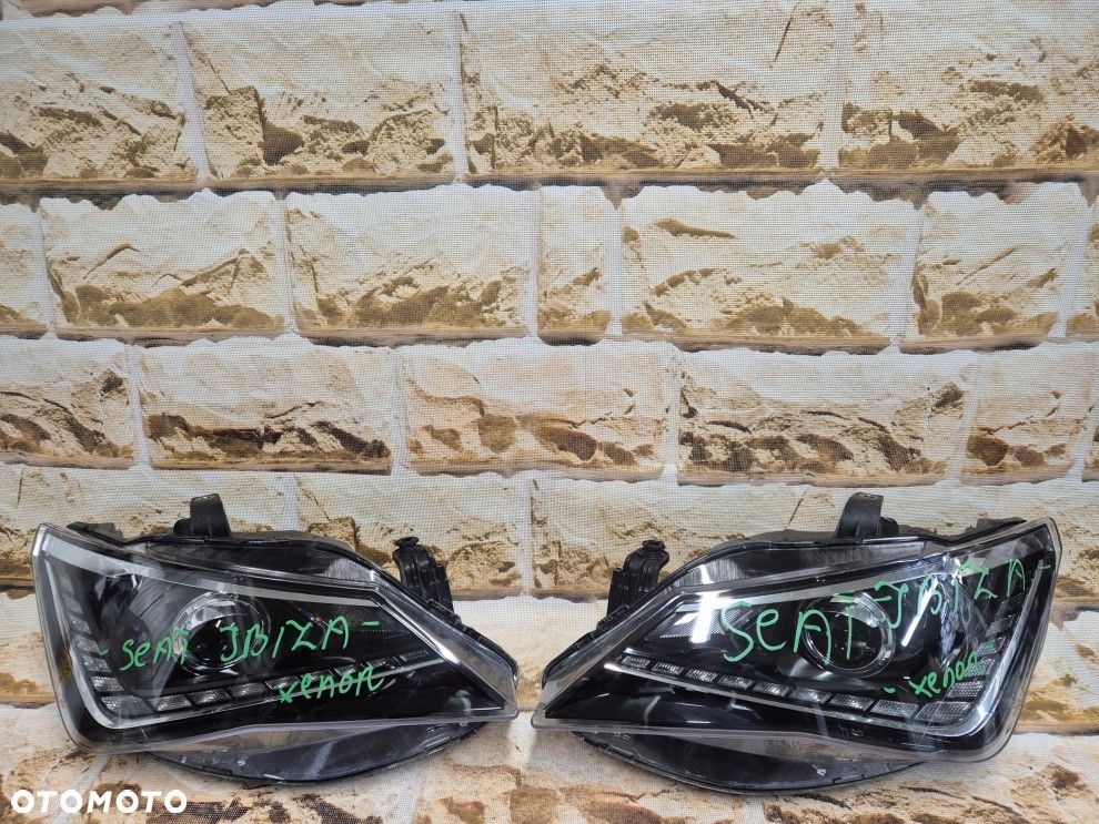 seat ibiza 4 IV 15\' xenon skrętny +led europa lampy lewa/prawa - 1