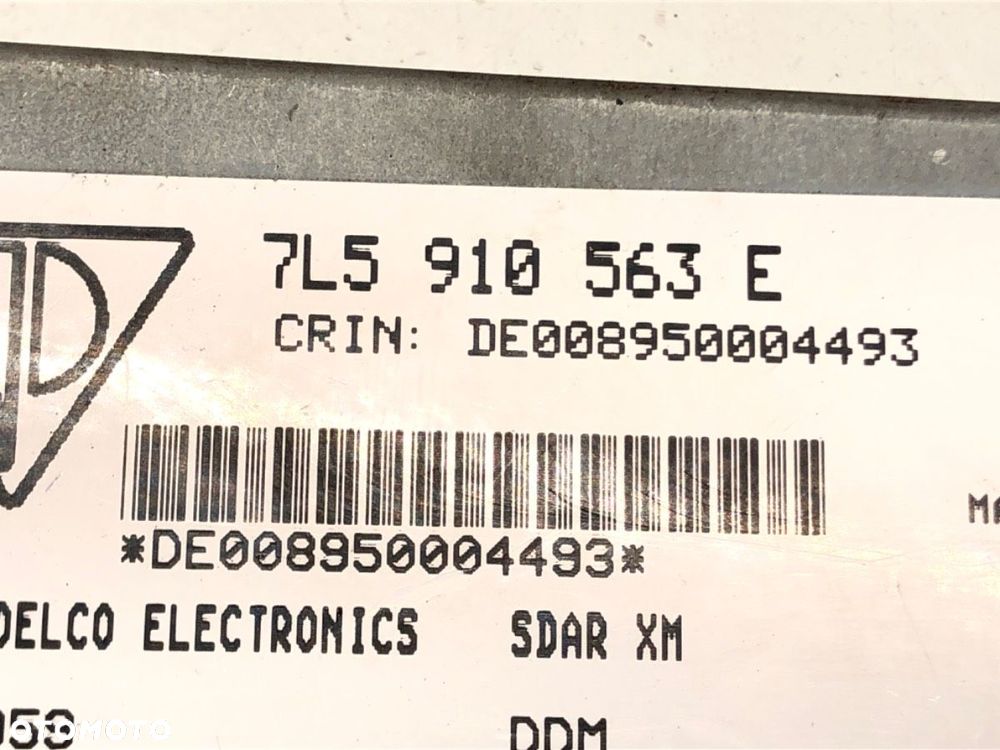 MODUŁ RADIA  PORSCHE CAYENNE (9PA) 2002 - 2010 S 4.8 283 kW [385 KM] benzyna 2007 - 2010 7L5910563E - 4