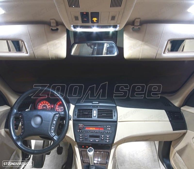 KIT COMPLETO 23 LAMPADAS LED INTERIOR BMW X3 F25 11-17 - 5