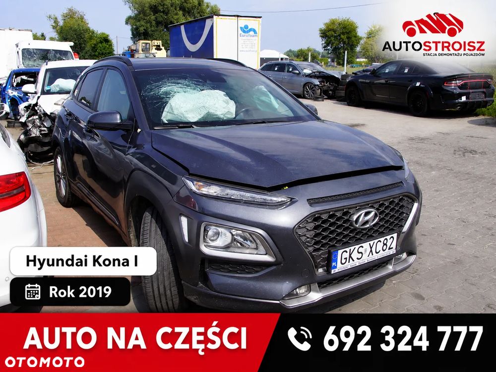 Auto na części - Hyundai Kona I 1.6 T-GDI 177 KM G4FJ D7UF1 YG7 2019R Silnik Skrzynia Drzwi Maska Błotnik Zderzak Klapa Lampa Lusterko Klamka Szyba Deska Kokpit Sterownik Moduł Czujnik Licznik Wyświetlacz Panel Kierownica - 1