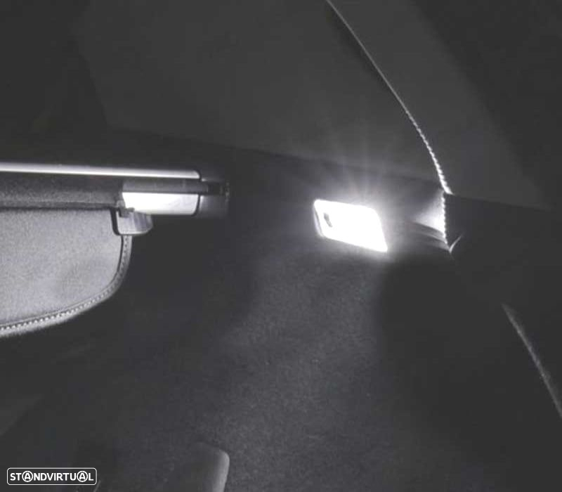 KIT COMPLETO DE 7 LAMPADAS LED INTERIOR PARA RENAULT CLIO IV MK4 GRANDTOUR 13-17 - 4