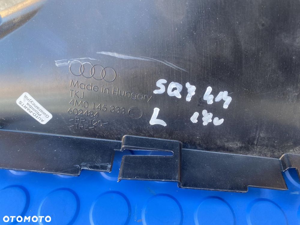AUDI SQ7 4M 4M0145333C LEWY DOLOT POWIETRZA INTERCOLERA LEWA STRONA - 9