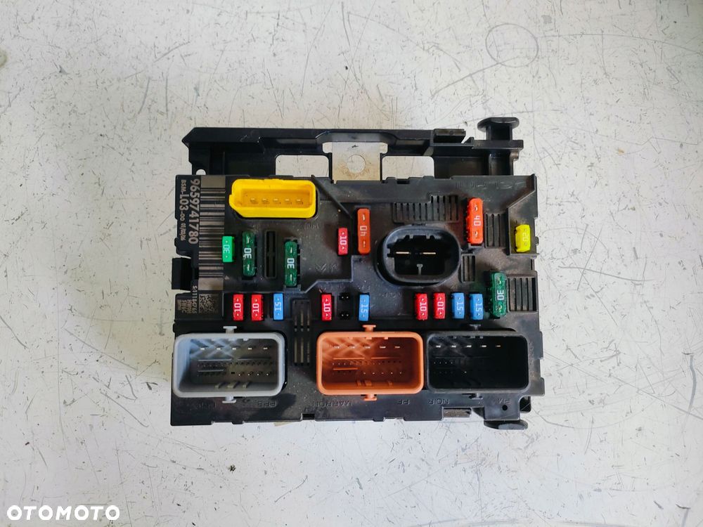 CITROEN C3 I 1,1 SKRZYNKA BEZPIECZNIKÓW BSM L03 9659741780 - 2