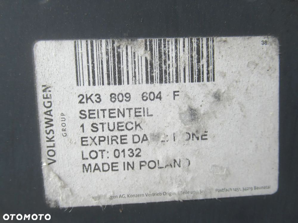 POSZYCIE ĆWIARTKA BOK BŁOTNIK TYŁ TYLNY SŁUPEK VW CADDY 2K3 2010-2015 - 9