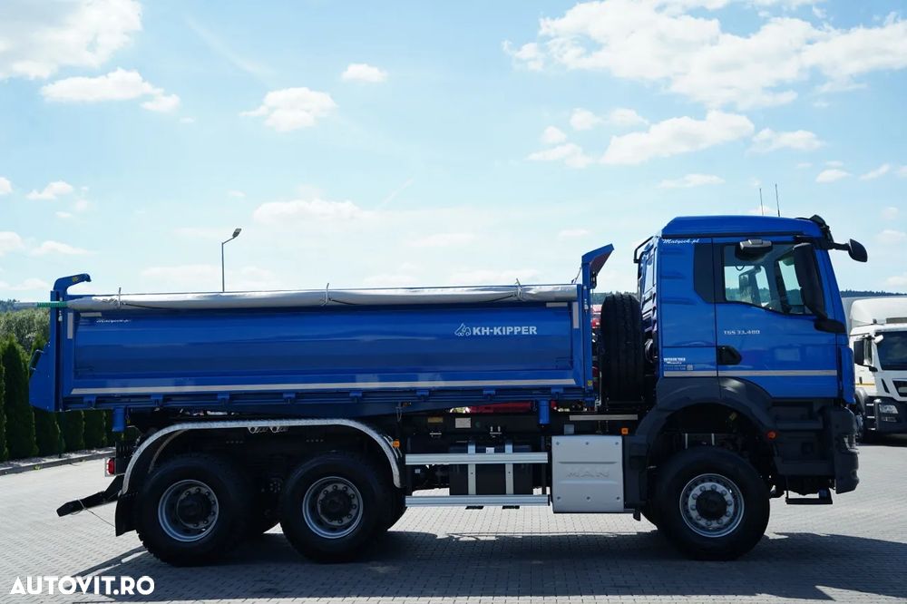 MAN TGS 33.480 / 6X6 / BASCULATOR 3 LATE / KH KIPPER / HYDROBRAD / AUTOMAT / EURO 6 - 17