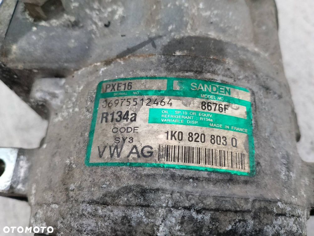 POMPA, SPRĘŻARKA KLIMATYZACJI SEAT TOLEDO III 1K0820803Q  PXE16 1.9 TDI - 2