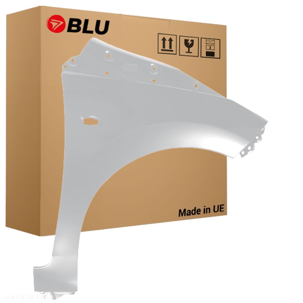 BLU Błotnik TOYOTA AYGO 2 II 1E7 Prawy Przód Srebrny SilverStreak - 1