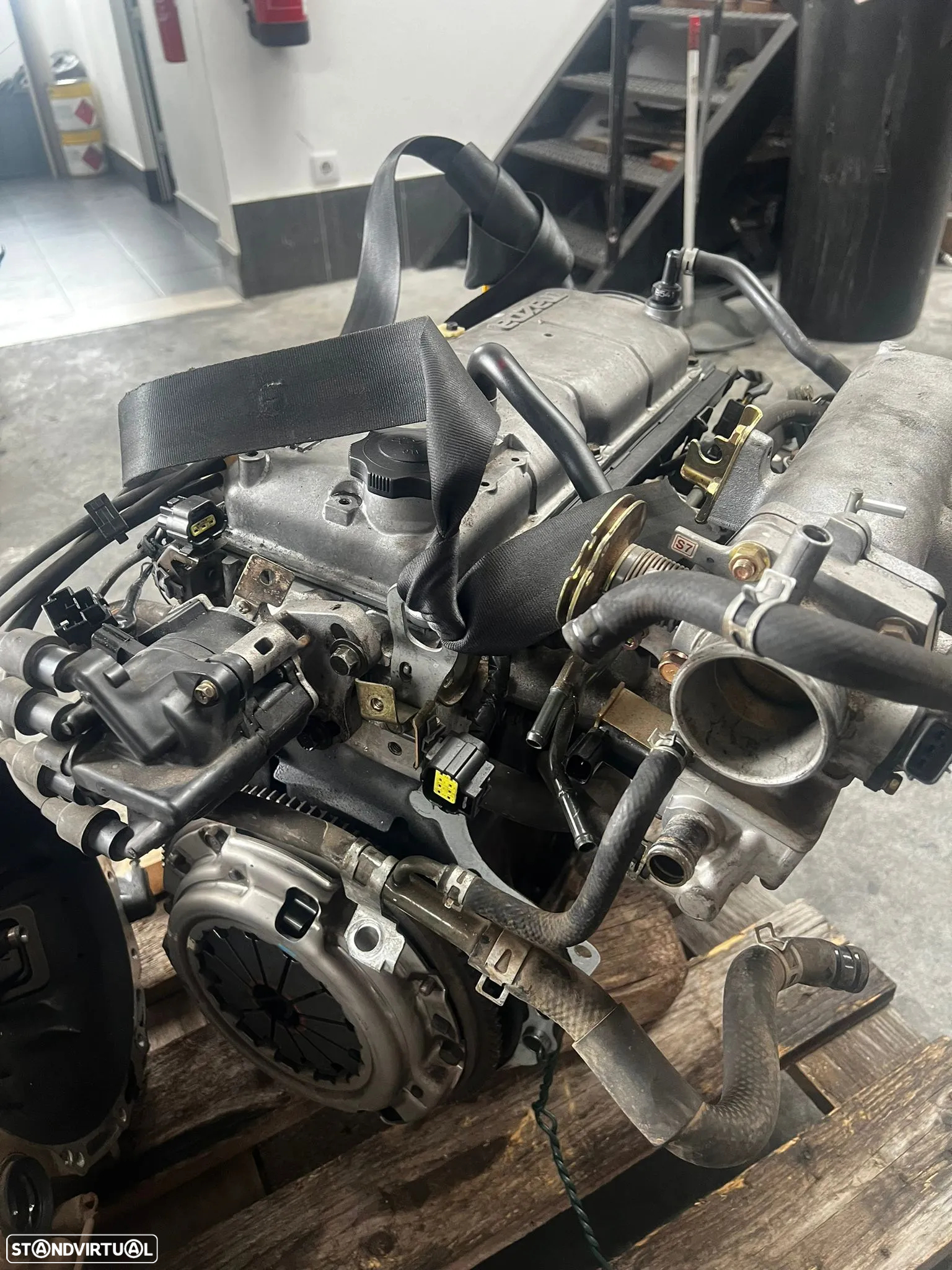 Motor Mazda 323 1.6i 16v Ref: B67K - 2