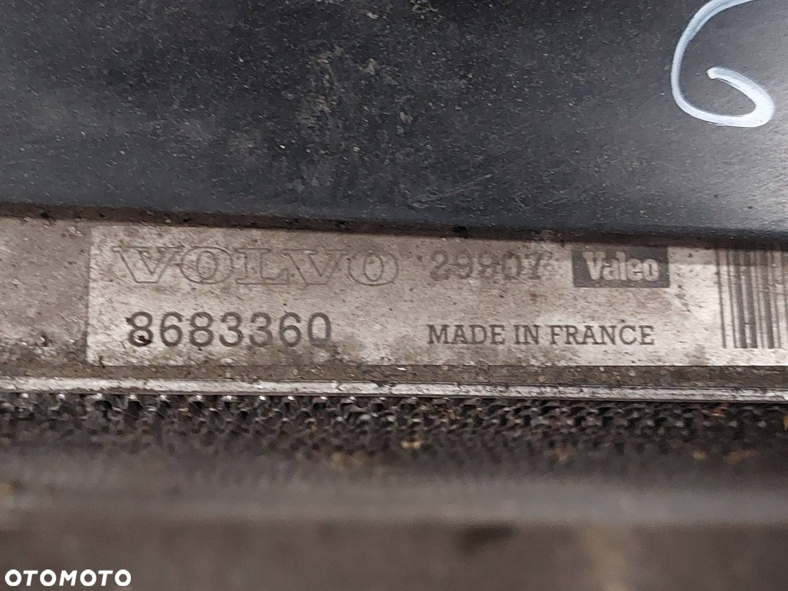 CHŁODNICE KOMPLET + WENTYLATOR VOLVO S60 I 2.4 20V 30680547 8683360 - 5