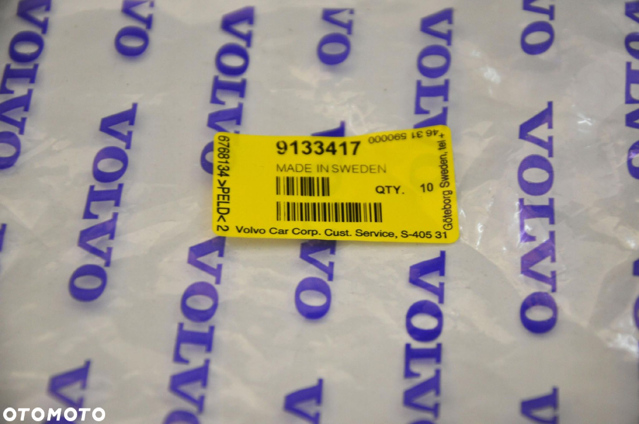 VOLVO XC70 kolek spinka zderzaka listwy prog OE 9133417 - 2