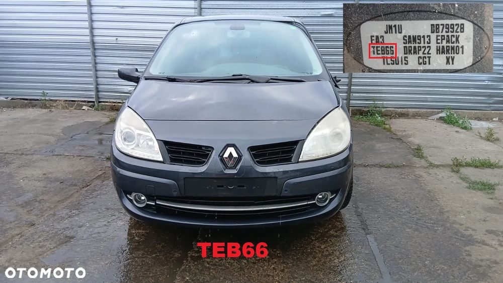 Tylko części Renault Grand Scenic II FL 2.0 16V F4R771 135km 99kw automat 06r–09r lakier TEB66 - 1