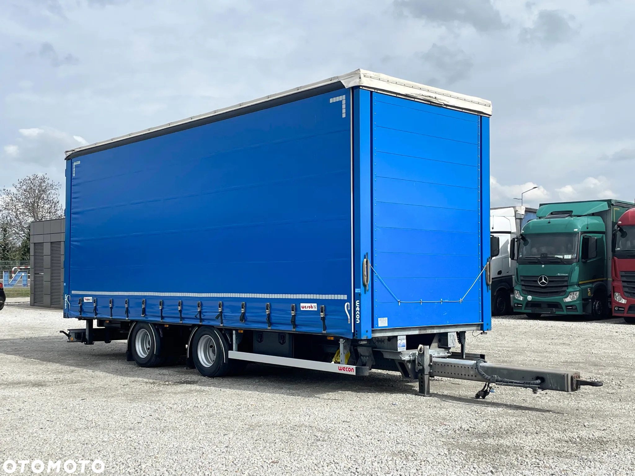 Wecon PRZYCZEPA TANDEM / 7,75 M / SUWANY PODNOSZONY DACH / SALON PL - 2