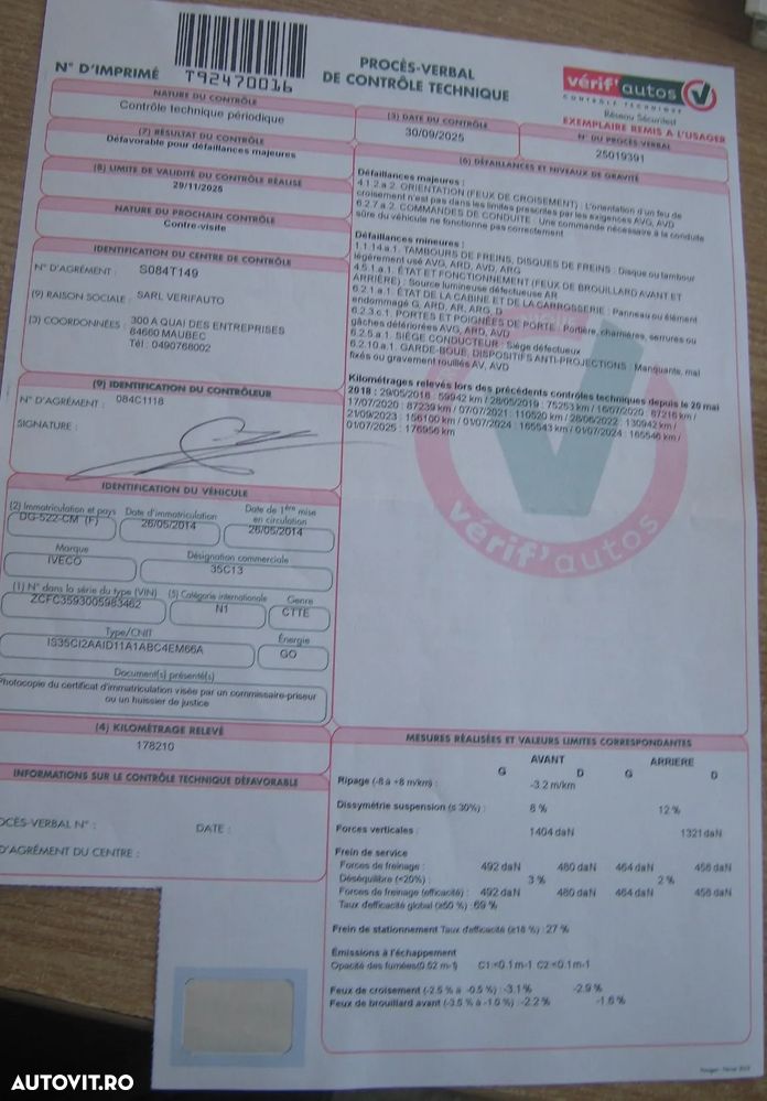 Iveco DAILY 35 C 13 ,  7 LOC. BASCULABIL , CLIMA . - 32