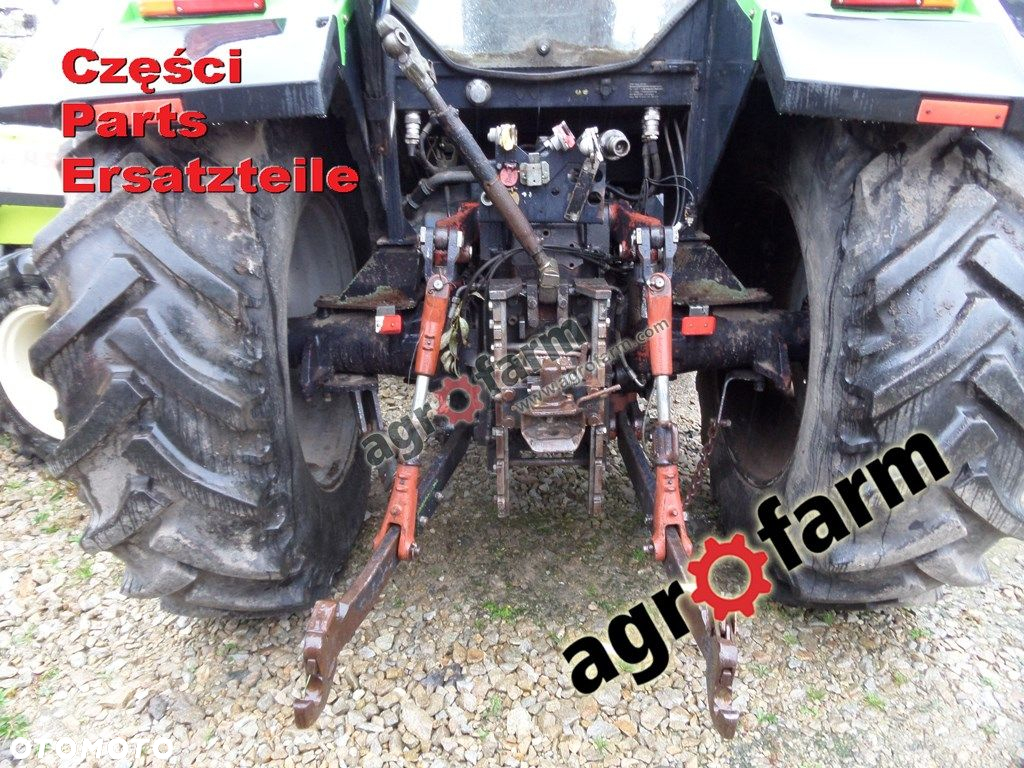 Deutz Agrostar 6.61 części, skrzynia biegów, oś - 2