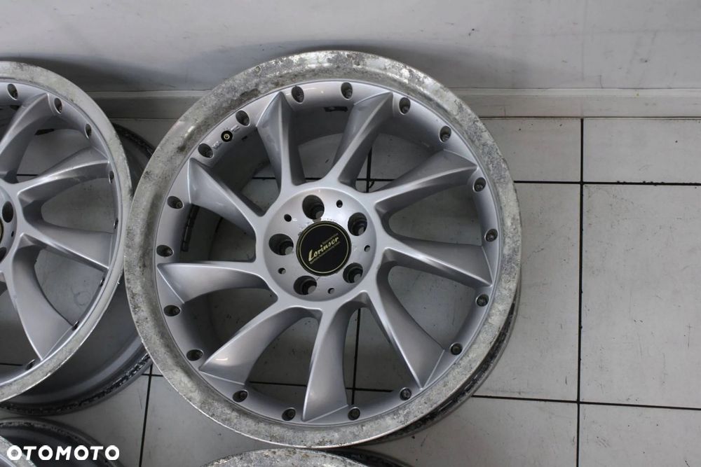 MERCEDES W220 W211 FELGI WZÓR LORINSER 8.5J 9.5J 5X112 19" KOMPLET - 5