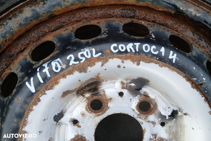 Janta tabla cu anvelopa 16 6394011602 6J16H2 ET54  195/65 R16 C 63940 - 2