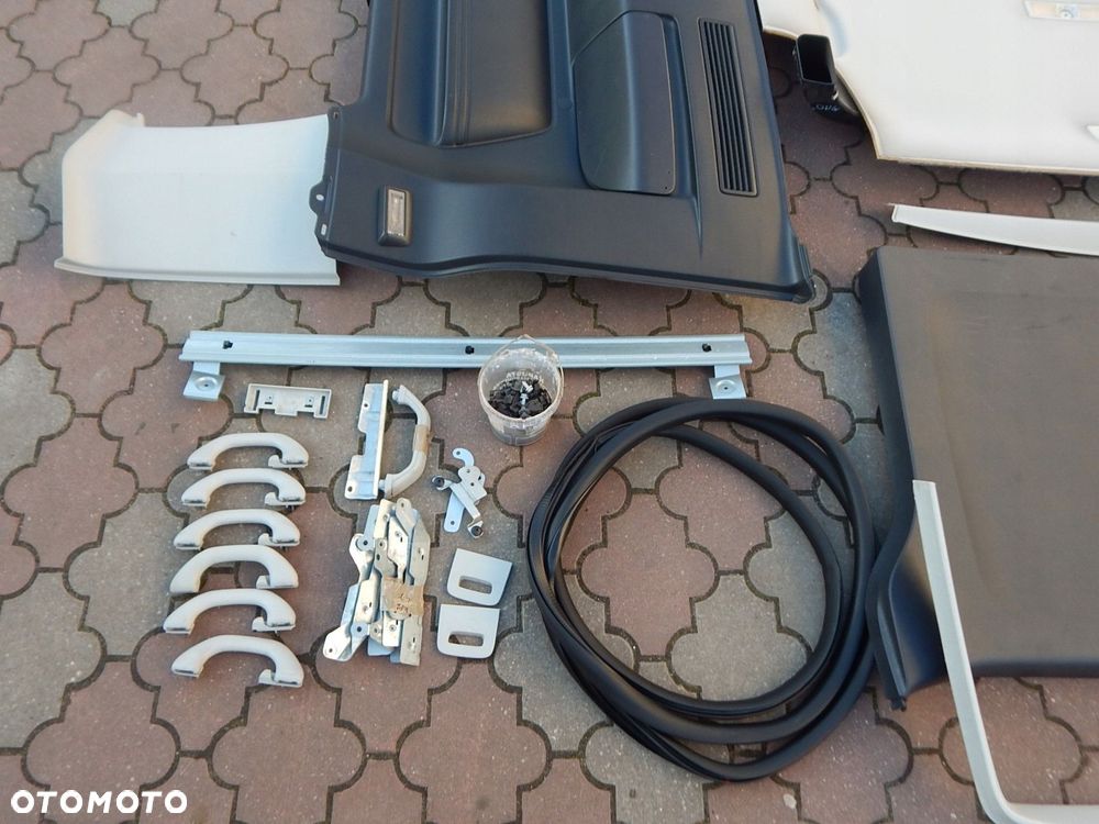 vw t5 lift t6 caravelle środek wnętrze tapicerka podsufitka 1-drzwi long - 4