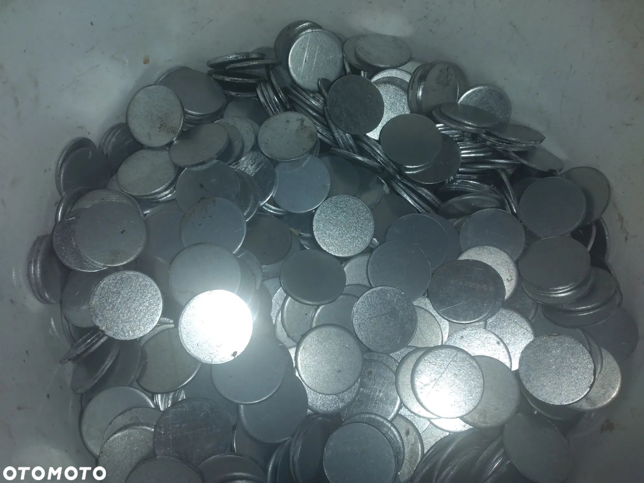 Krążki balastowe ocynkowane ciężarki materiał na żetony - 1