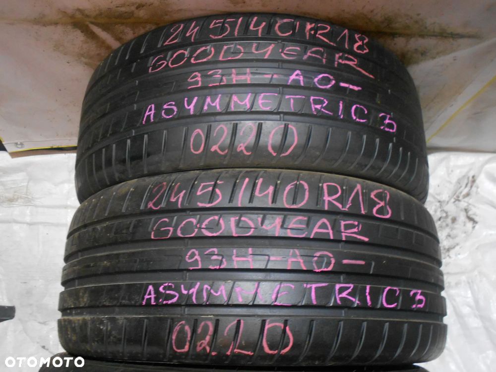 OPONY 245/40R18 GOODYEAR EAGLE F1 ASYMMETRIC 3 AO DOT 0220 7.7MM - 3