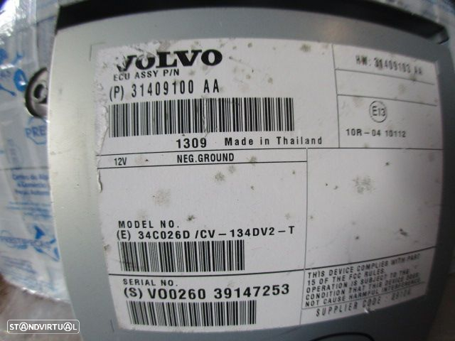 Modulo 31409100AA 31409103AA VOLVO XC60 2014 2.0D 163CV 5P AZUL Amplificador Do Som - 3