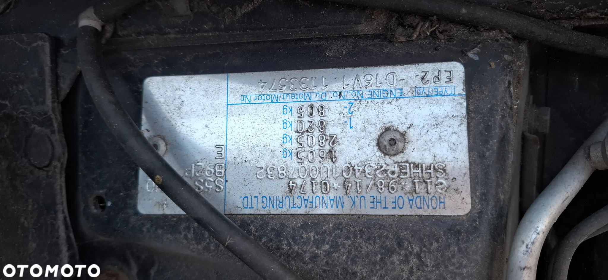 Honda Civic VII  1.6  D16V1, D16W7 na części - 2
