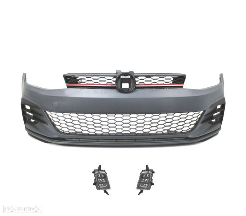 PÁRA-CHOQUES FRONTAL VOLKSWAGEN VW GOLF 7.5 17-20 LOOK GTI + NEVOEIROS - 2