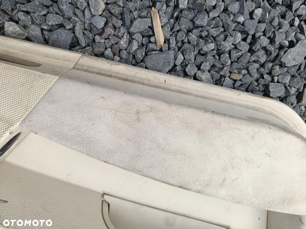 MERCEDES W211 BOCZEK TAPICERKA LEWY PRZÓD PRZEDNI BEŻOWY BEŻ BANAN MATERIAŁ - 3