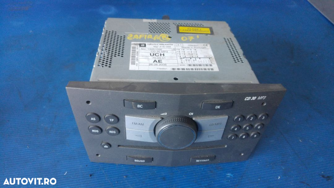 radio cd opel zafira b 497316088 - 2
