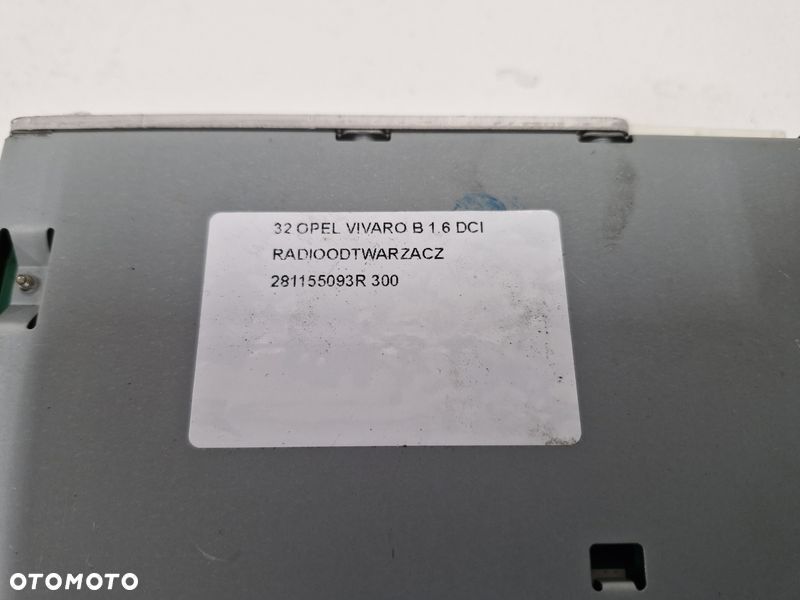 OPEL VIVARO B 1.6 DCI RADIOODTWARZACZ 281155093R - 12
