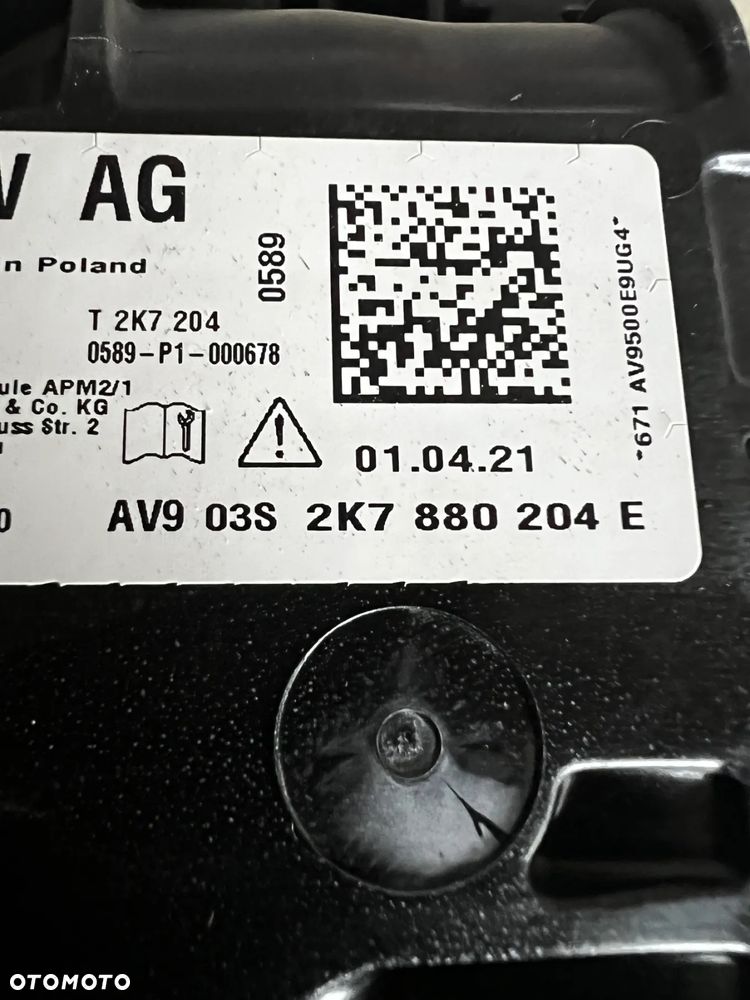 VW CADDY V 2K7 AIRBAG PODUSZKA PASAŻERA 2K7880204E - 4