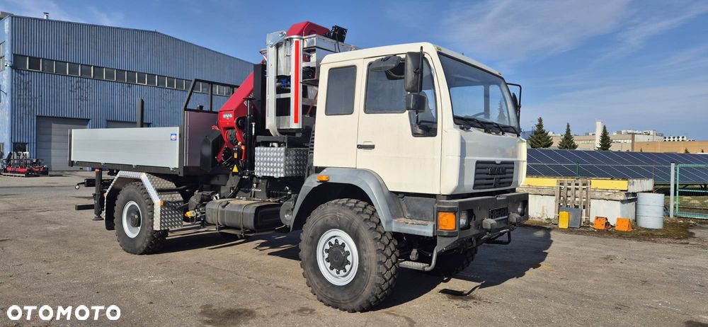 MAN LE 4x4 + nowy żuraw crane HDS HMF 3220-K5 RCS - 9