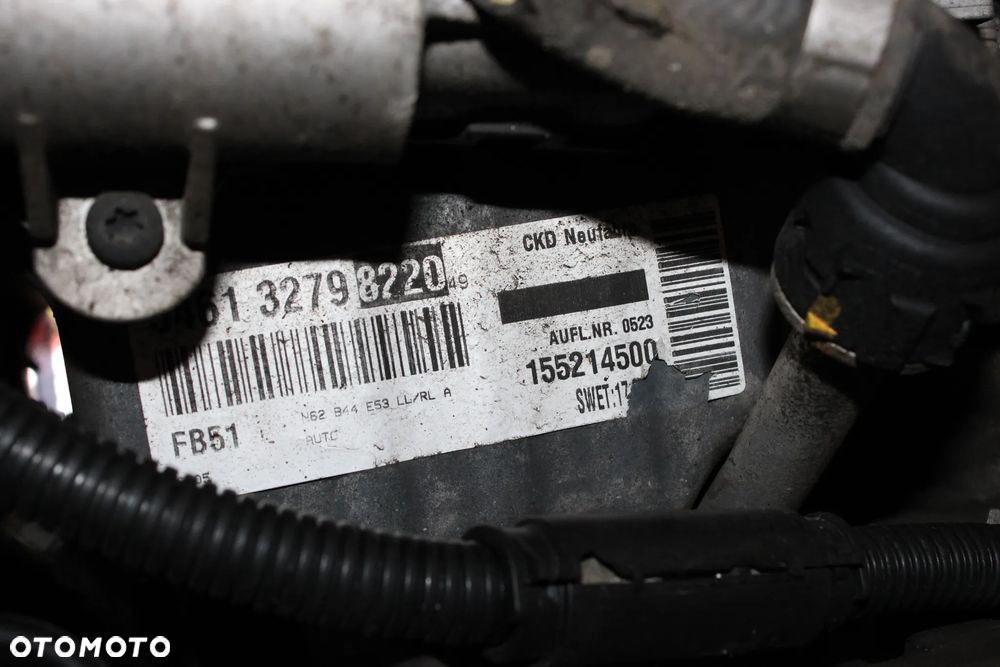 SILNIK 4.4 V8 N62B44A + SKRZYNIA AUTOMAT 6HP26X / BMW X5 E53 4.4i 2004 - 7