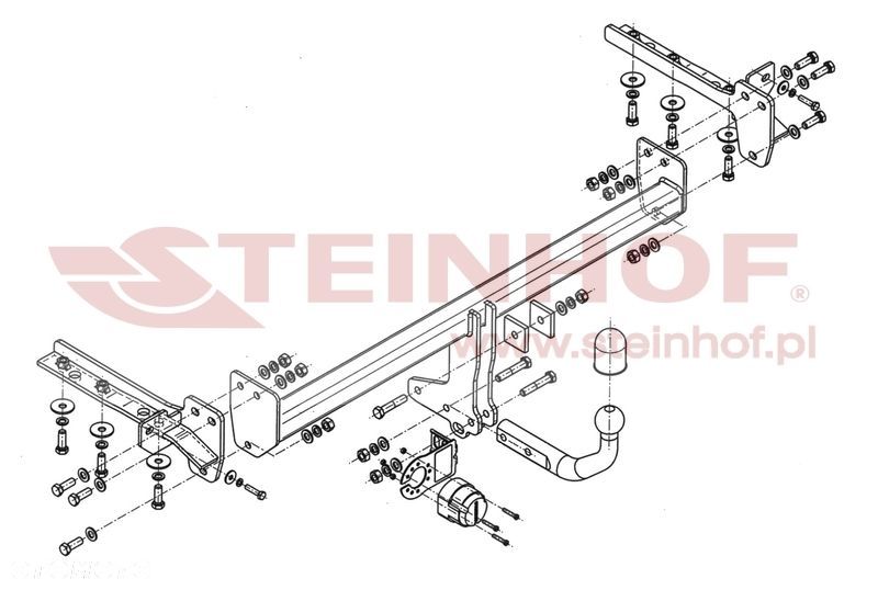 Hak Holowniczy + WIĄZKA 7PIN do Honda FR-V od 2005 do 2010 - 2