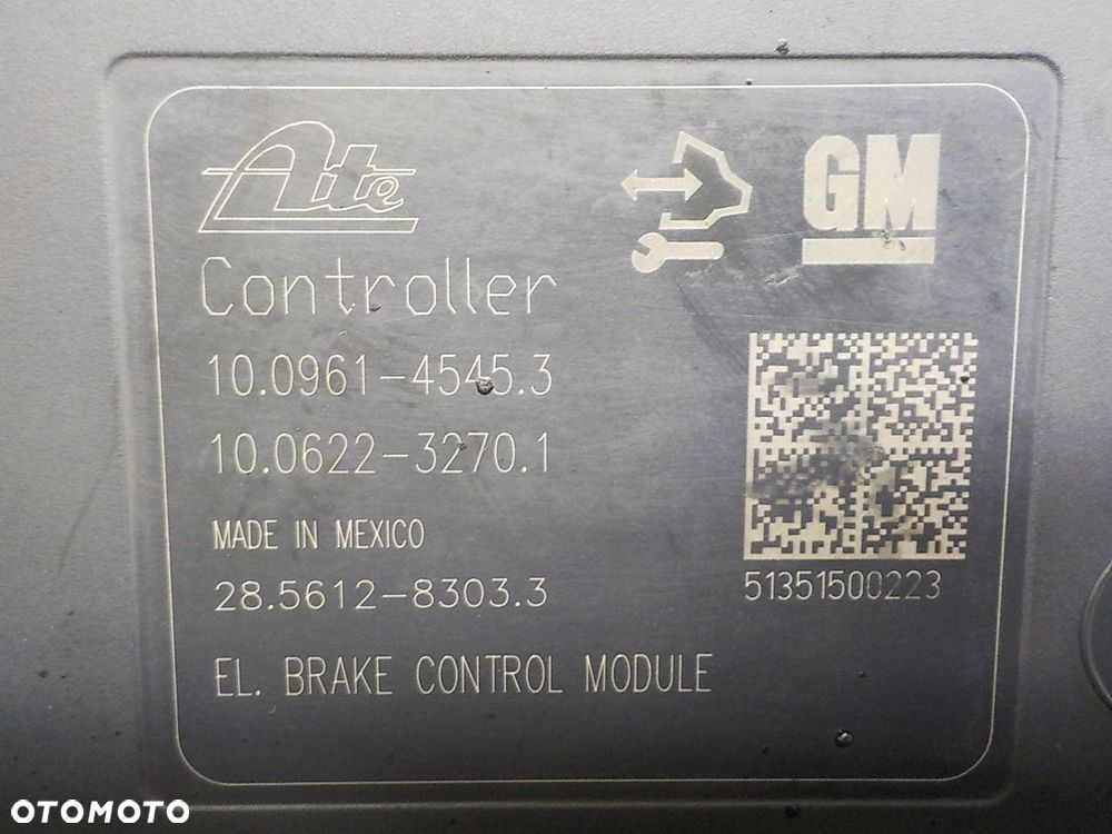 OPEL ZAFIRA C POMPA ABS 13412552 AJB 10.0212-0886.4 10.0961-4545.3 - 7