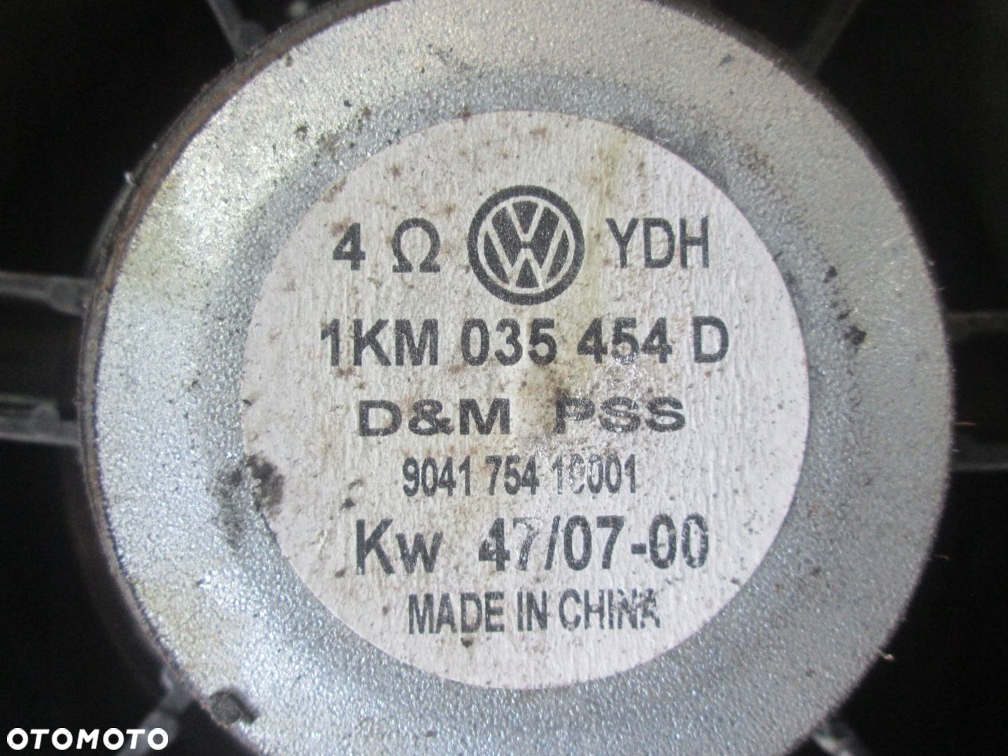GŁOŚNIK VW GOLF V 5 PRAWY  LEWY PRZÓD 1KM035454D - 4