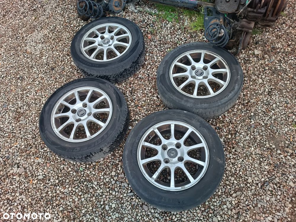 Volvo S40 V40 S60 V70 Koła felgi aluminiowe 15x6J ET44 4x114,3 alusy 195/60 - 1