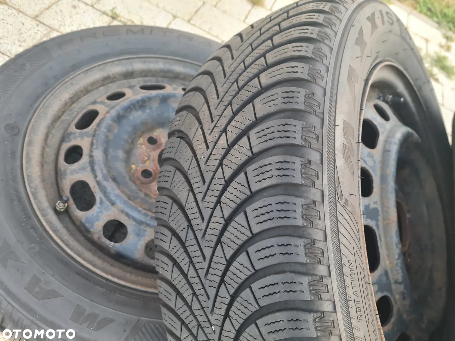 4 felgi stalowe r16" 5x114,3 Mazda 6 GH opony zima 205/60r16 maxxis 2022rok czujniki 6,5mm - 9