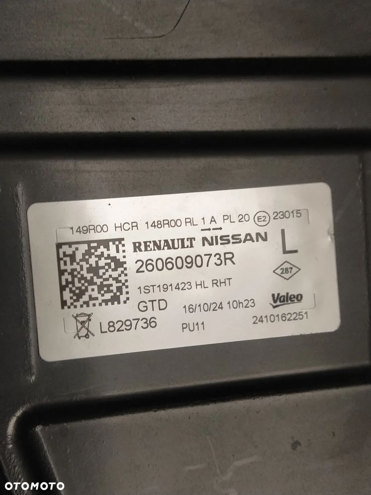NISSAN INTERSTAR 2025- ZDERZAK PRZÓD PRZEDNI GRILL ATRAPA CHŁODNICY LAMPY REFLEKTORY LEWA PRAWA 6xPDC HALOGENY KOMPLET NOWY ORYGINAŁ - 17