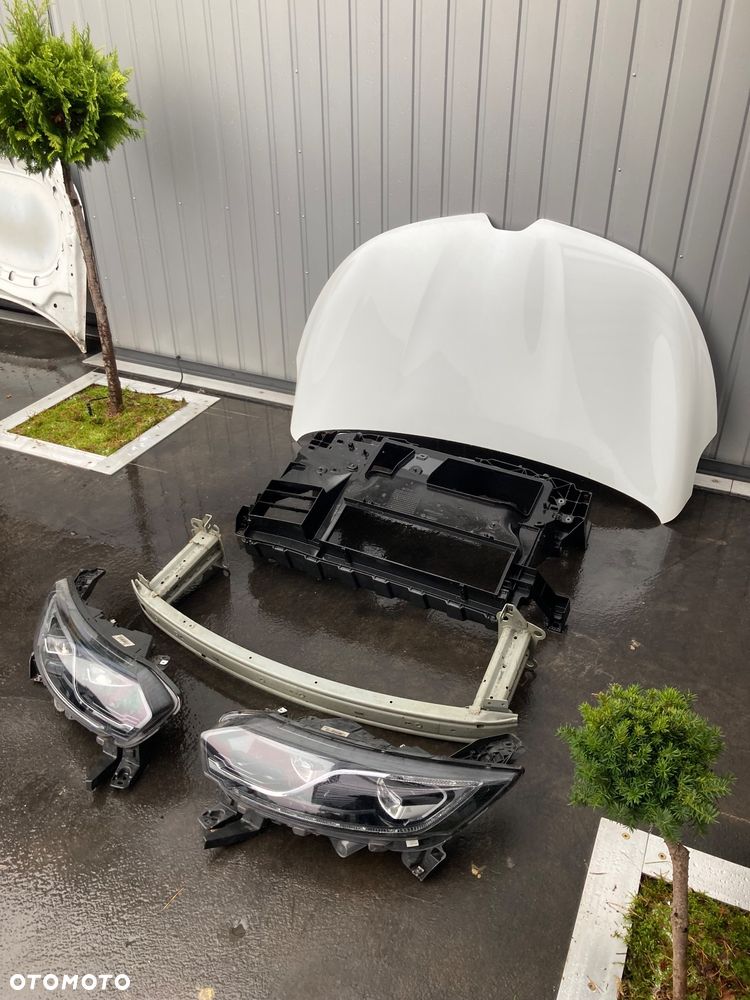 RENAULT ESPACE 5 V 17r MASKA PAS PRZEDNI  LAMPY FULL LED BELKA ZDERZAKA KOMPLETNY PRZÓD LAMPA wzmocnienie czołowe - 2