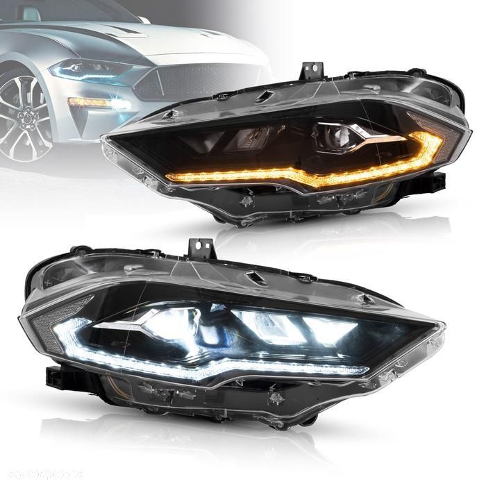 Reflektory Lampy kpl Vland Full Led Tuning Ford Mustang VI 6 Lift 2018- z24 - 2
